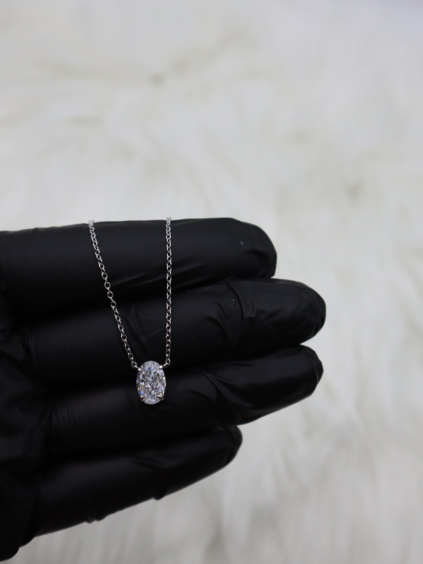 The Luna Oval Necklace