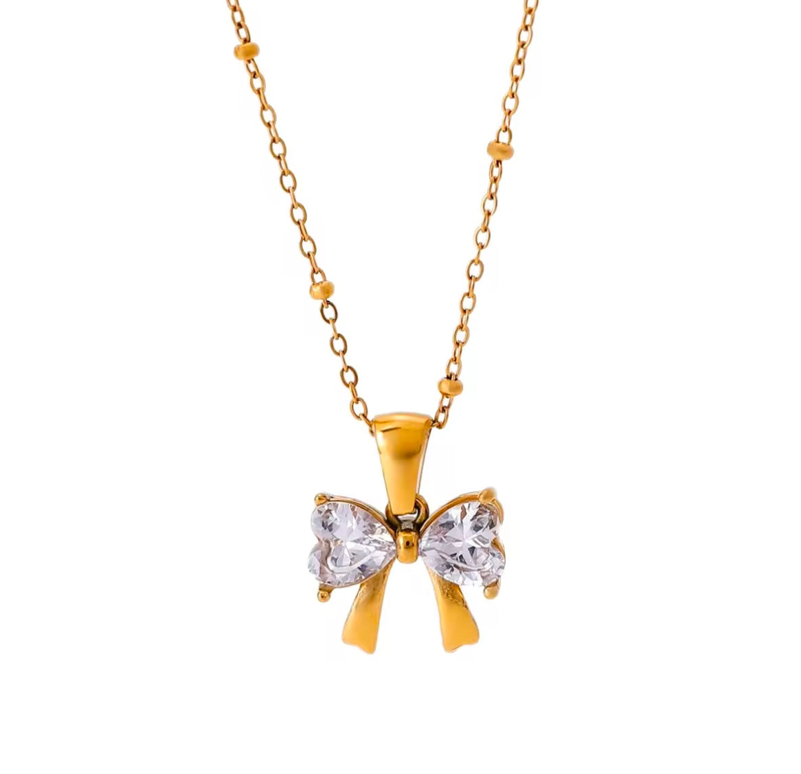 The Bella Bow Necklace