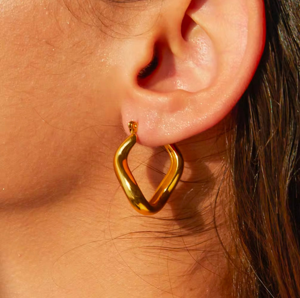 The Lustre Curve Earrnings