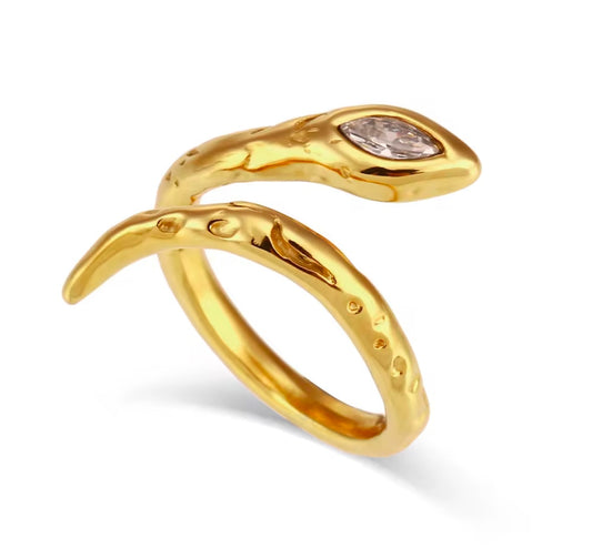 The Serpentine Glow Ring