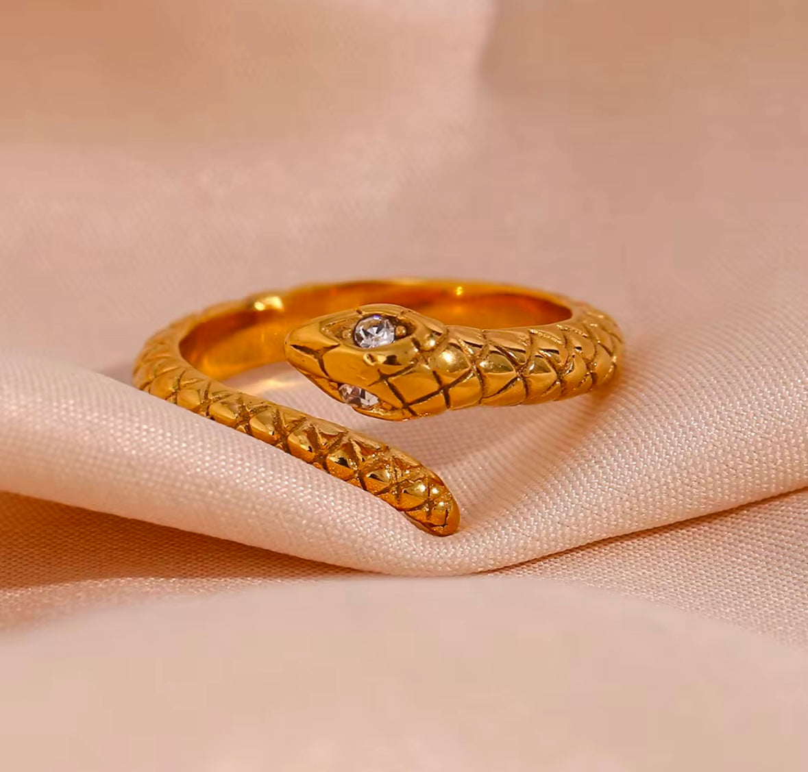 The Serpentine Embrace Ring
