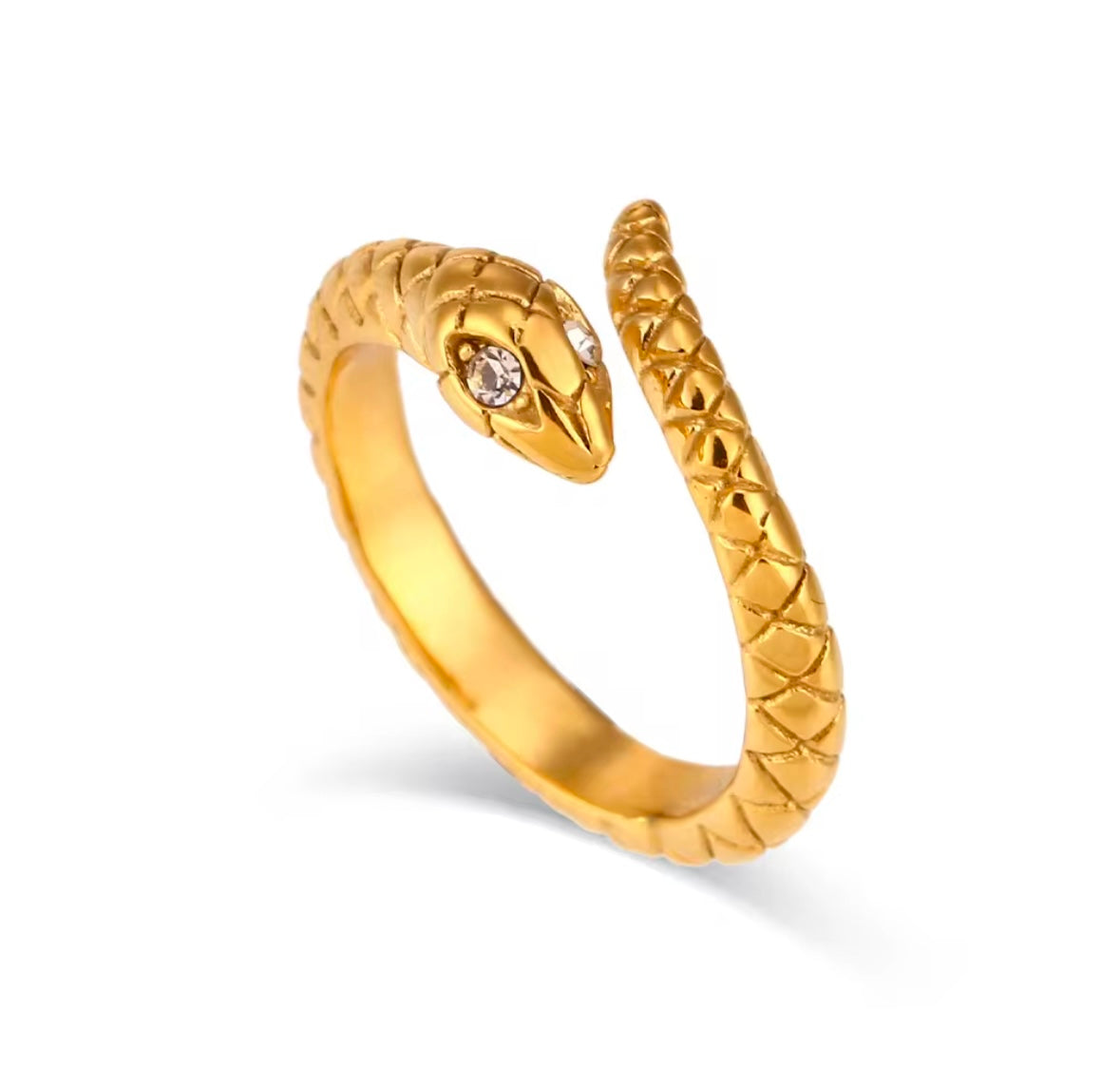 The Serpentine Embrace Ring