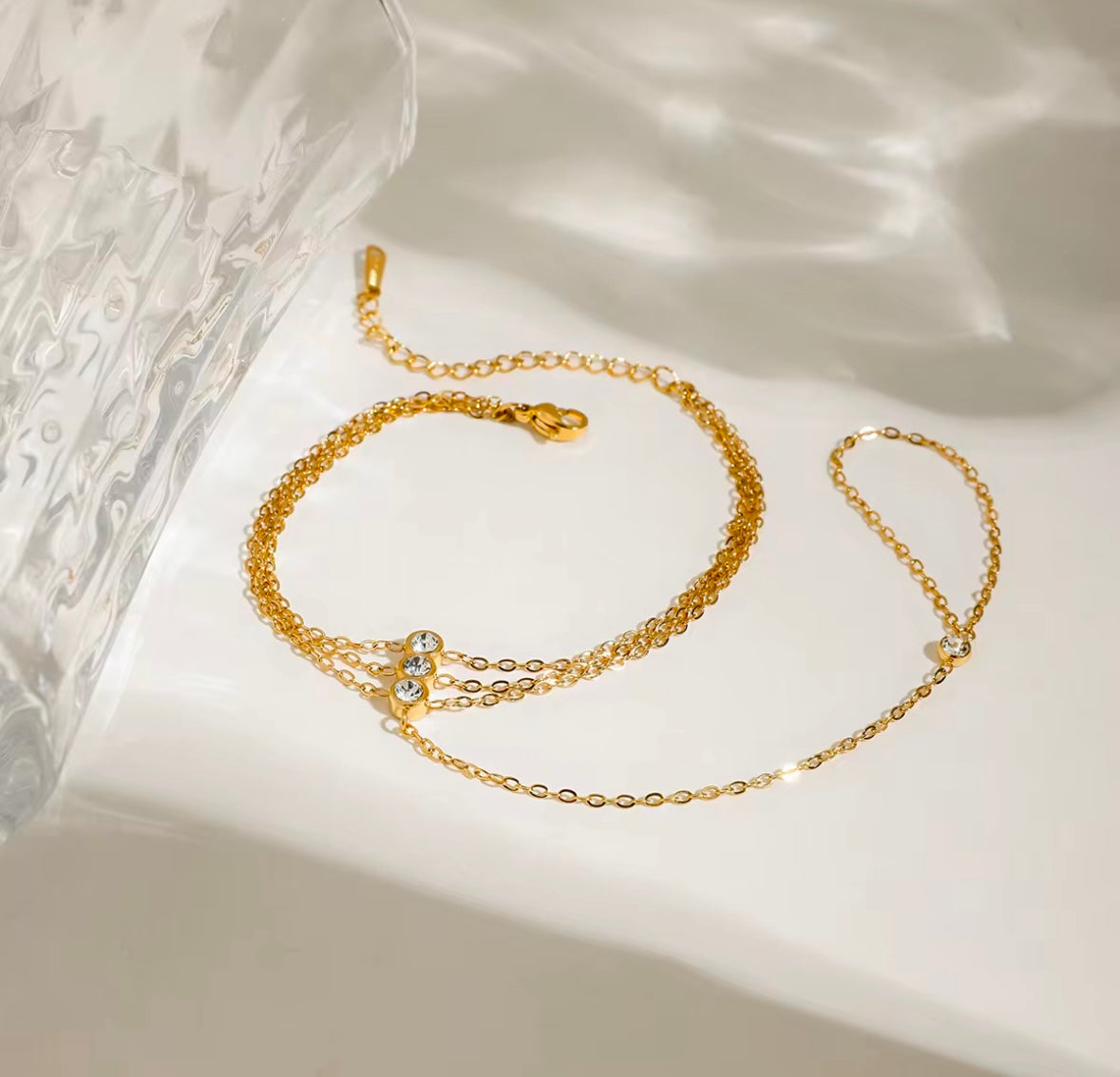 The Trinity Hand Chain