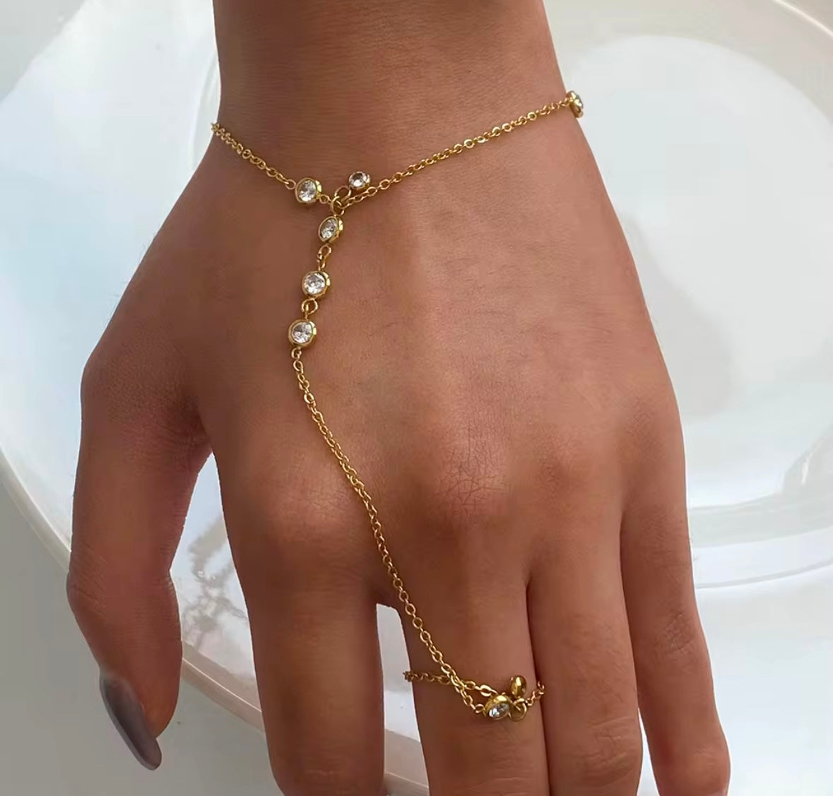 The moonlit Charm Hand Chain