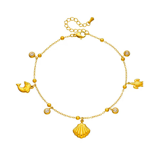 The Holiday Charm Anklet