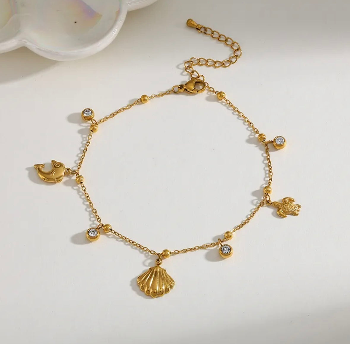 The Holiday Charm Anklet