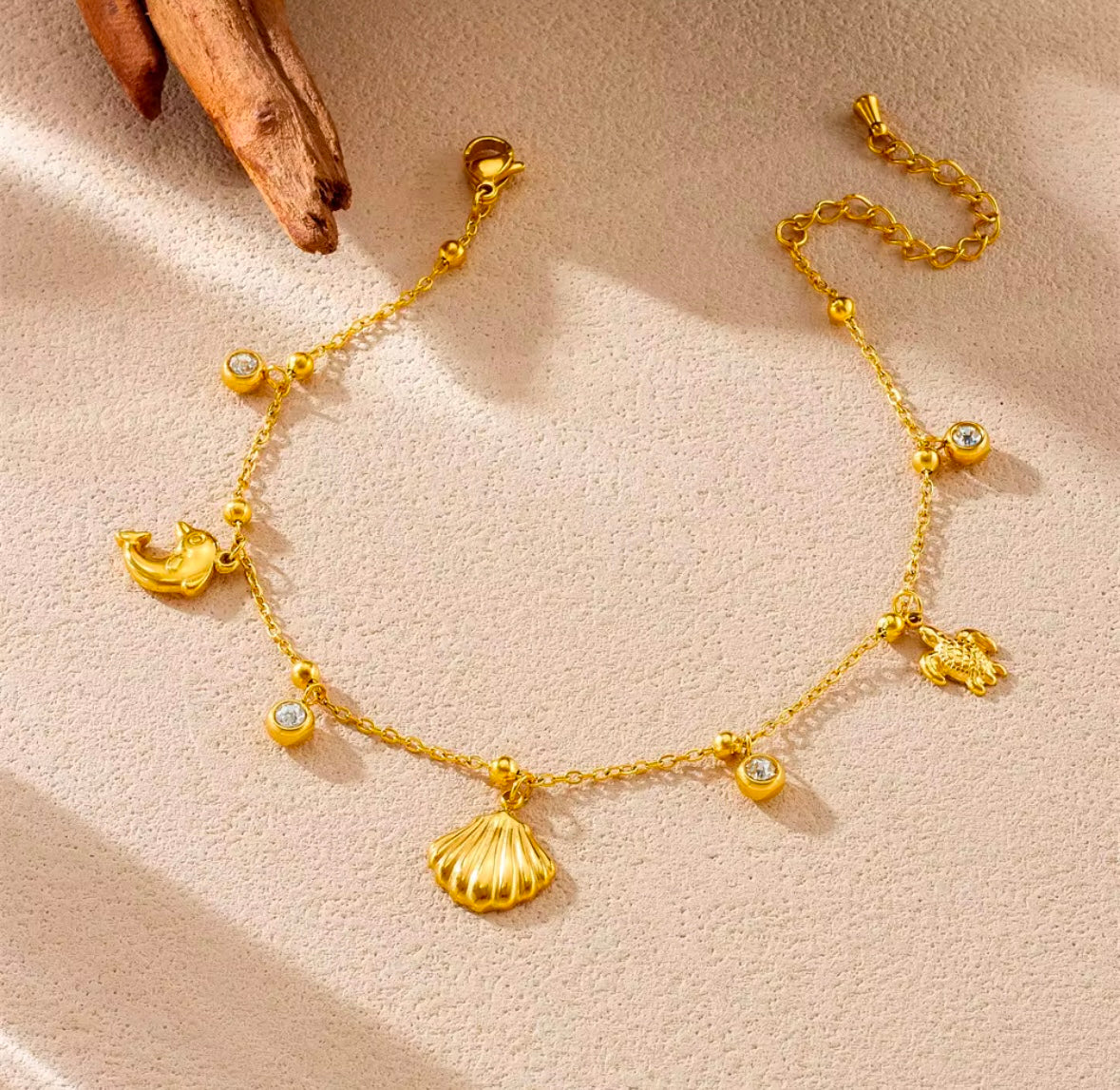 The Holiday Charm Anklet