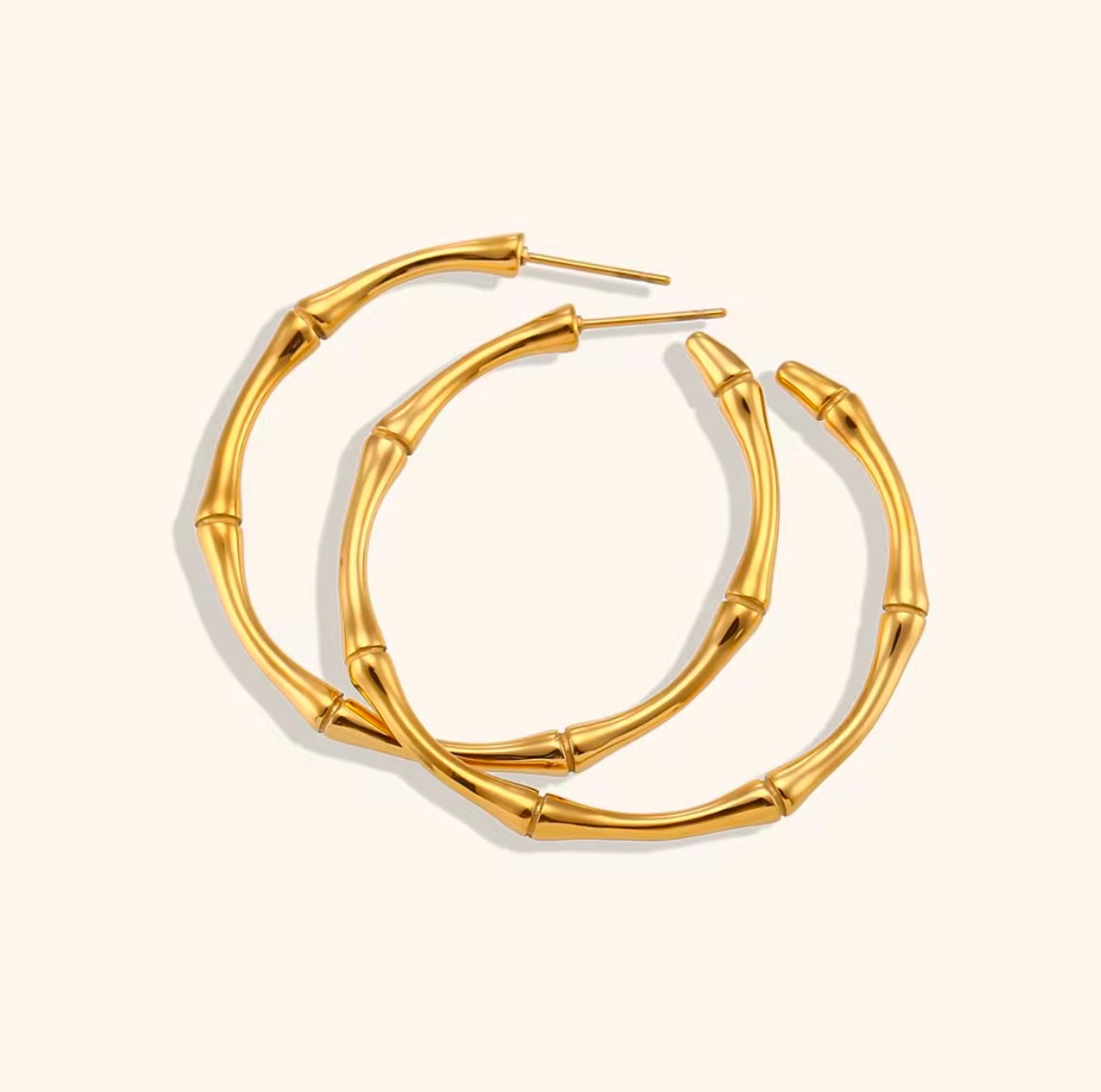 The Bamboo Bloom Hoops