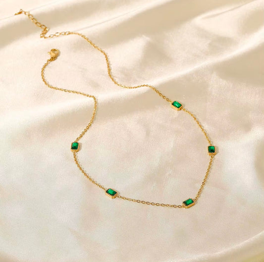 The Emerald Horizon Necklace