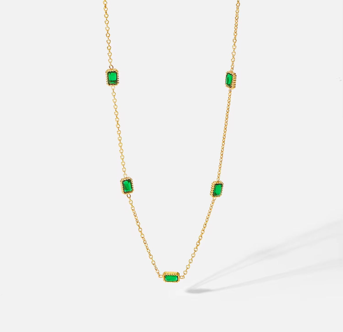 The Emerald Horizon Necklace