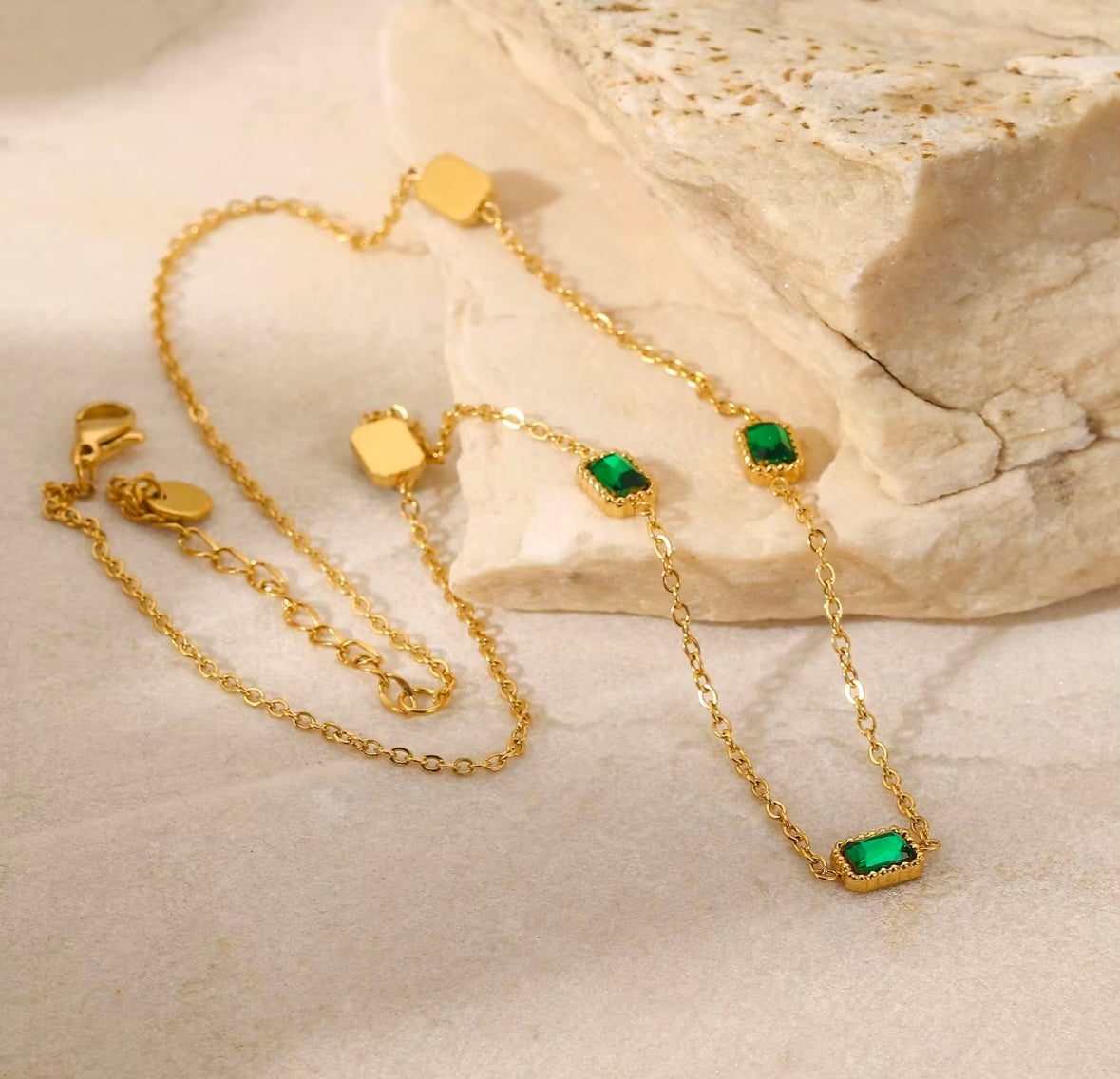 The Emerald Horizon Necklace