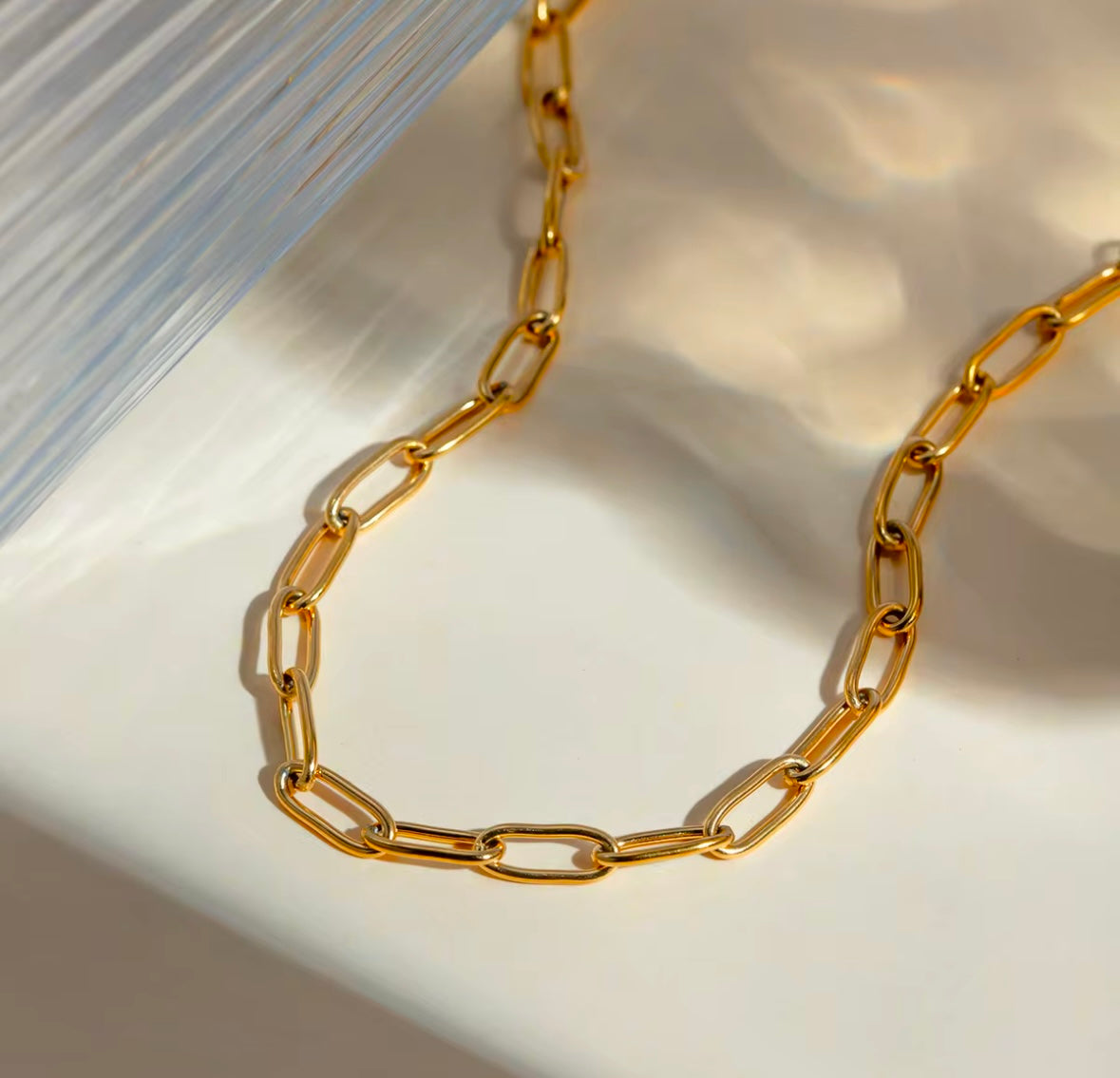 The Auria Paperclip Anklet