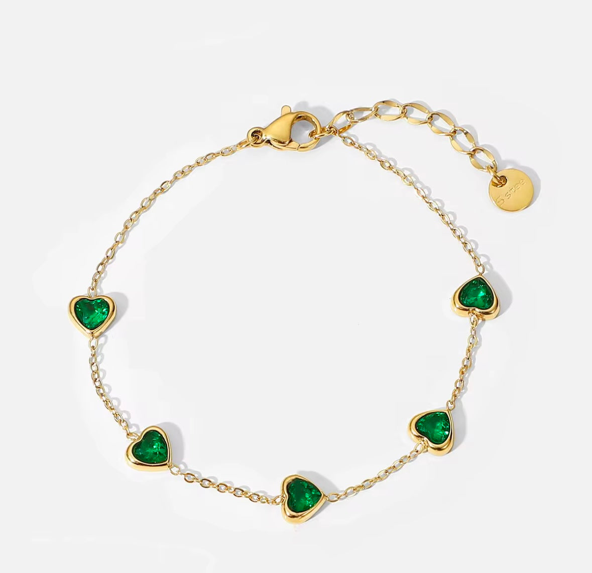 The Emerald Heartlight Bracelet
