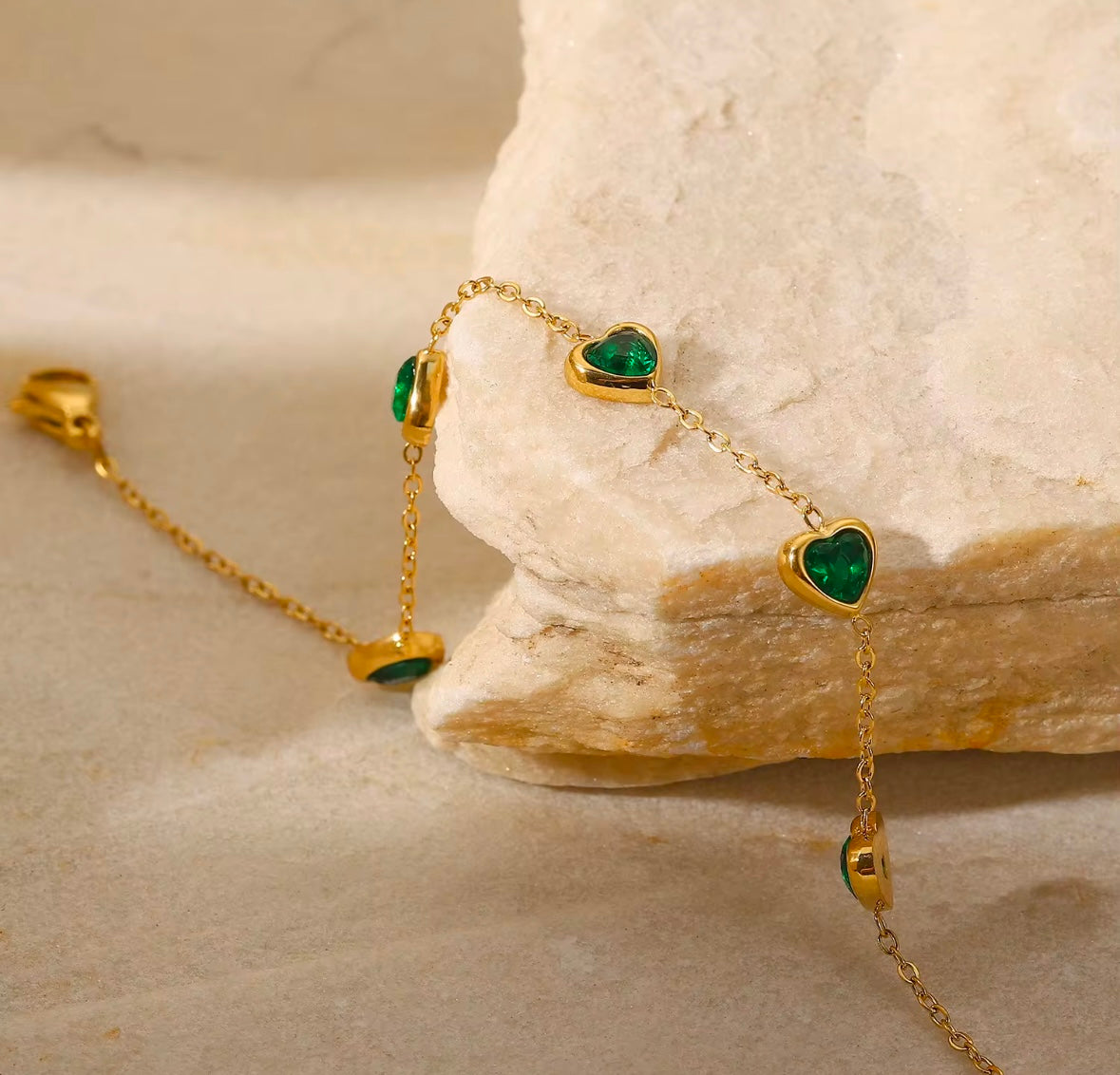 The Emerald Heartlight Bracelet