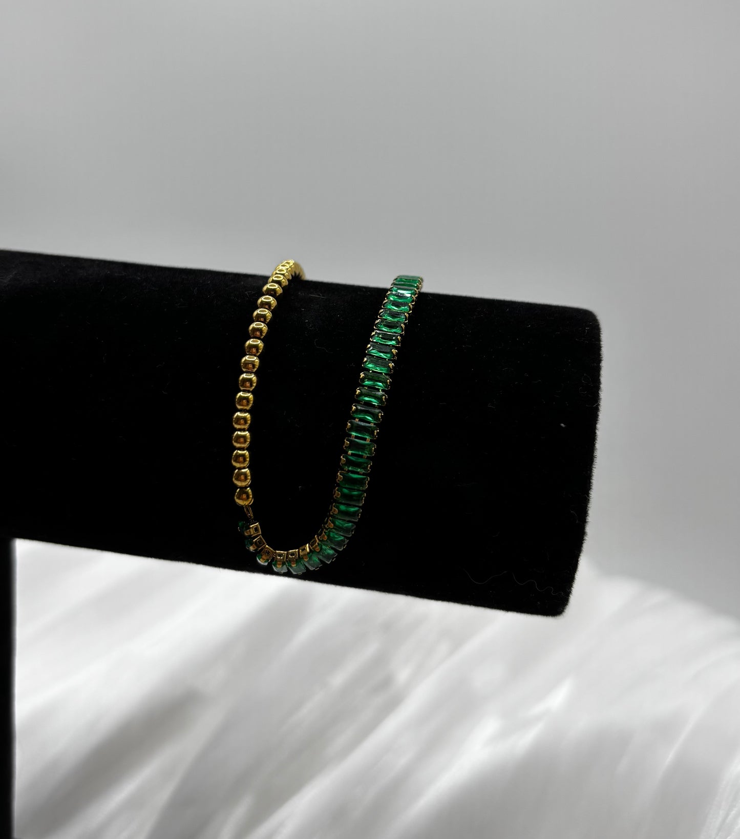 The Emerald Baguette Bracelet