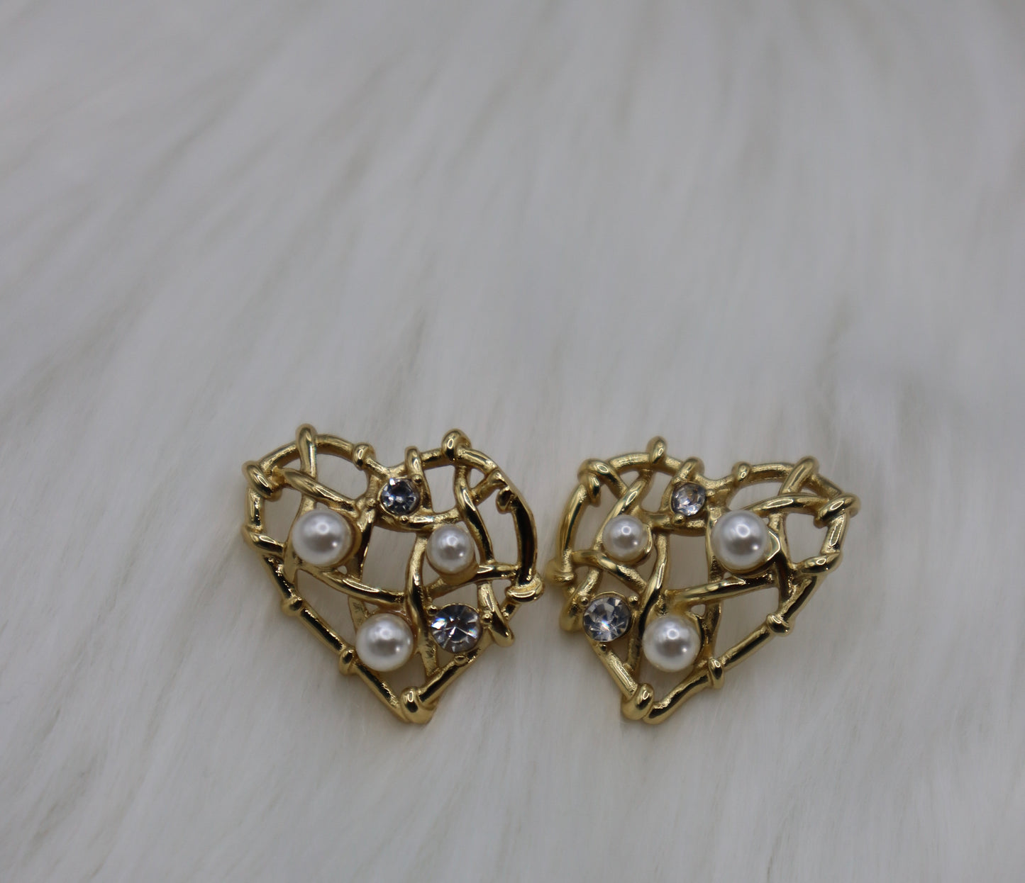 The Heart Web Earrings