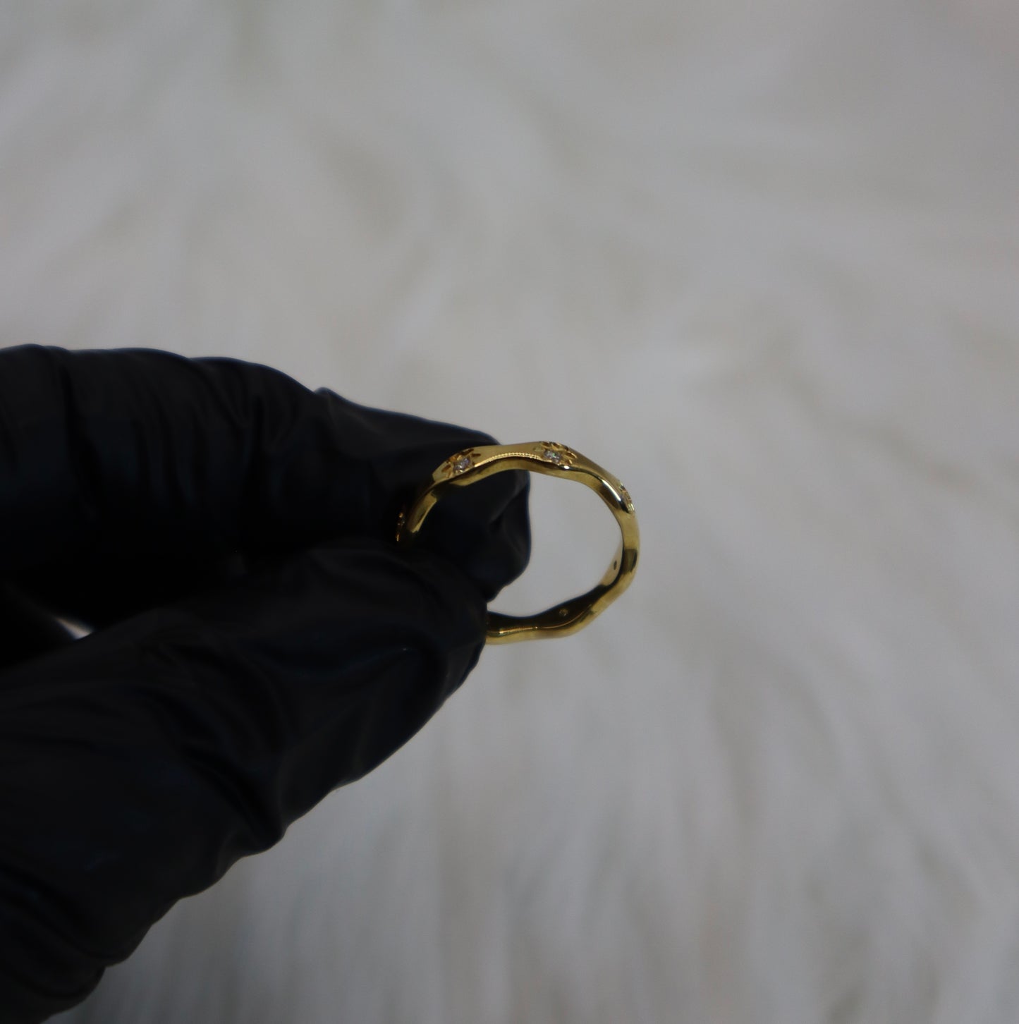The Starlit Wave Ring